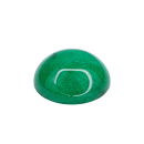 Weiße Jade Cabochon gefärbt - Meergrün 12x5mm 1 Stück